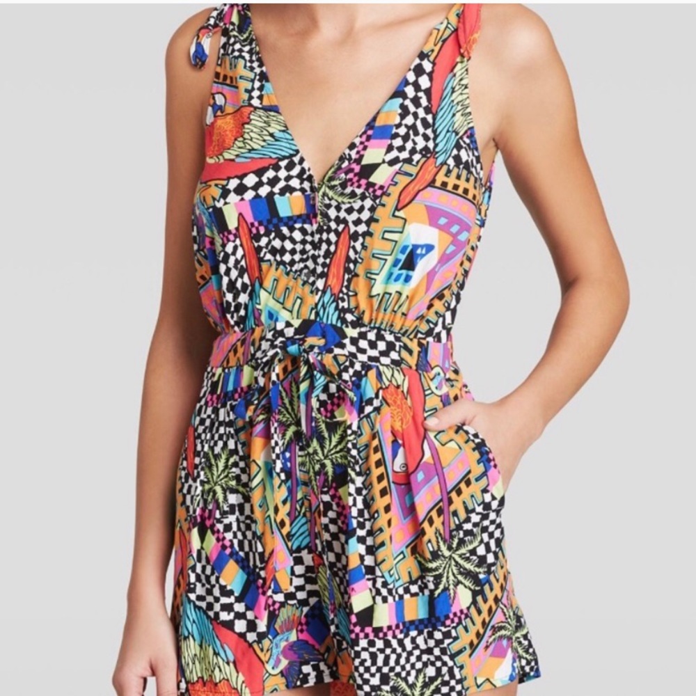 Mara Hoffman Parrot Romper - rare